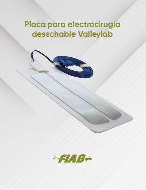 Placa Electrocauterio Desechable Con Cable Valley Lab | Fiab